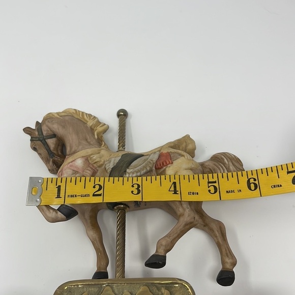 Vintage Willits Melodies Rocking Ceramic Horse Music Box Carousel 1984 - Picture 12 of 14
